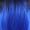 Black Purple and Blue Raving Wig